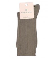 Calcetines de Hilo de Escocia en Camel