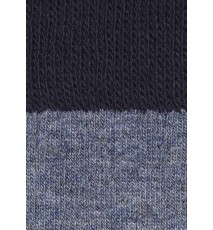 calza lana azul marino