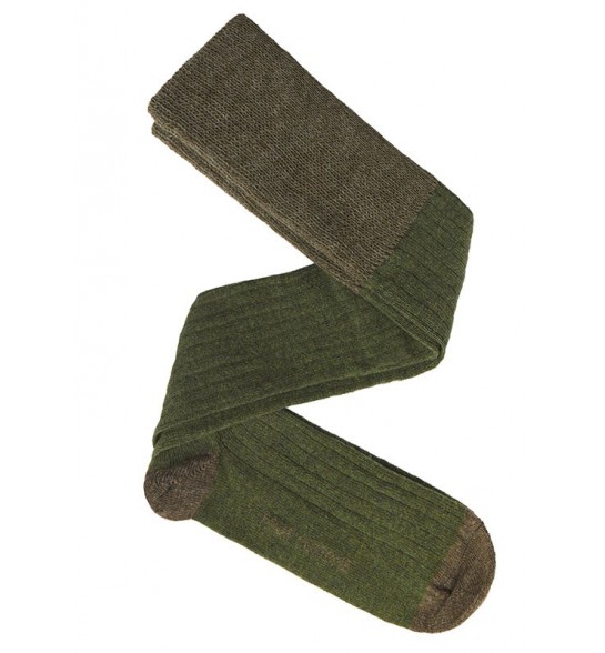 calza lana verde
