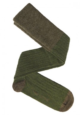 calza lana verde